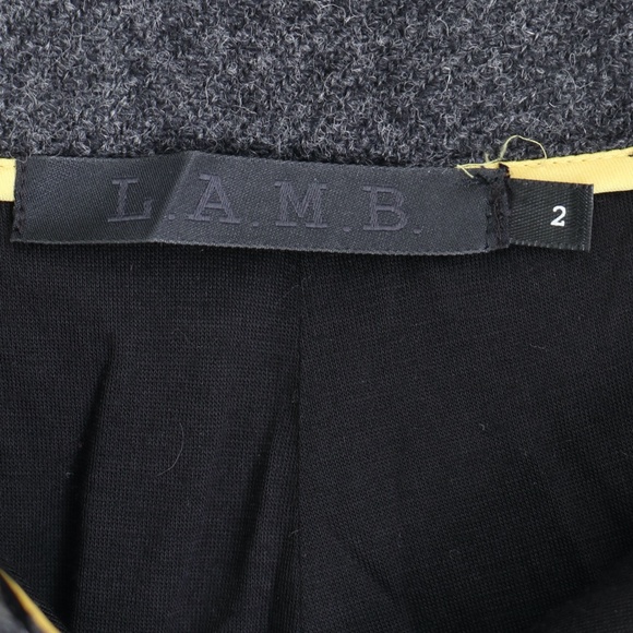 Mid-rise wool slacks (lined) w/tapered cuffed legs - Picture 7 of 10